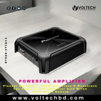 Pioneer GM-D8701 1600W Max Class-D Monoblock Car Audio Stereo Amplifier with Wired Bass Boost Remote